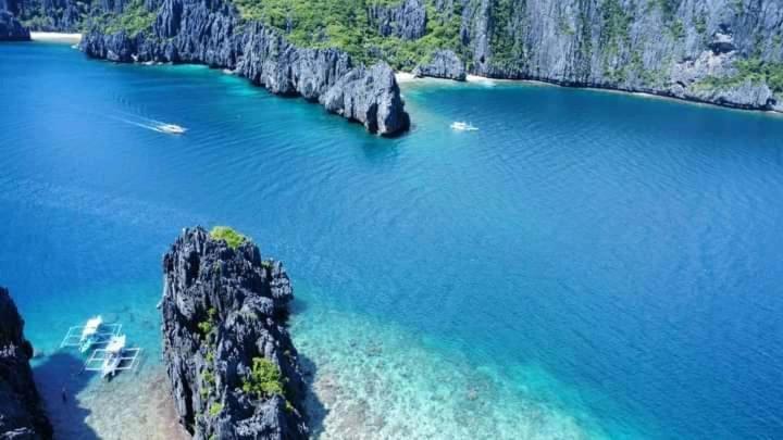 إل نيدو Bucana Kamp Payapa Beachfront المظهر الخارجي الصورة